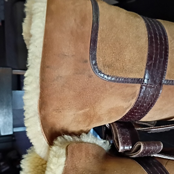 UGG GENEVIEVE BOWTRIMMED SUEDE BOOTS - Picture 10 of 16